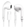 Auriculares com microfone USB-C brancos