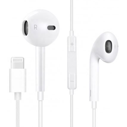 Auriculares FIESTA para iPhone/iPad com conector de ligação Lightning