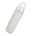 Auriculares mãos-livres com microfone branco
