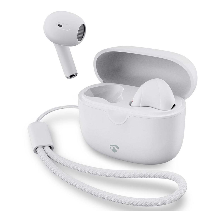 Auriculares sem fios 250 mAh + 2x 30 mAh branco