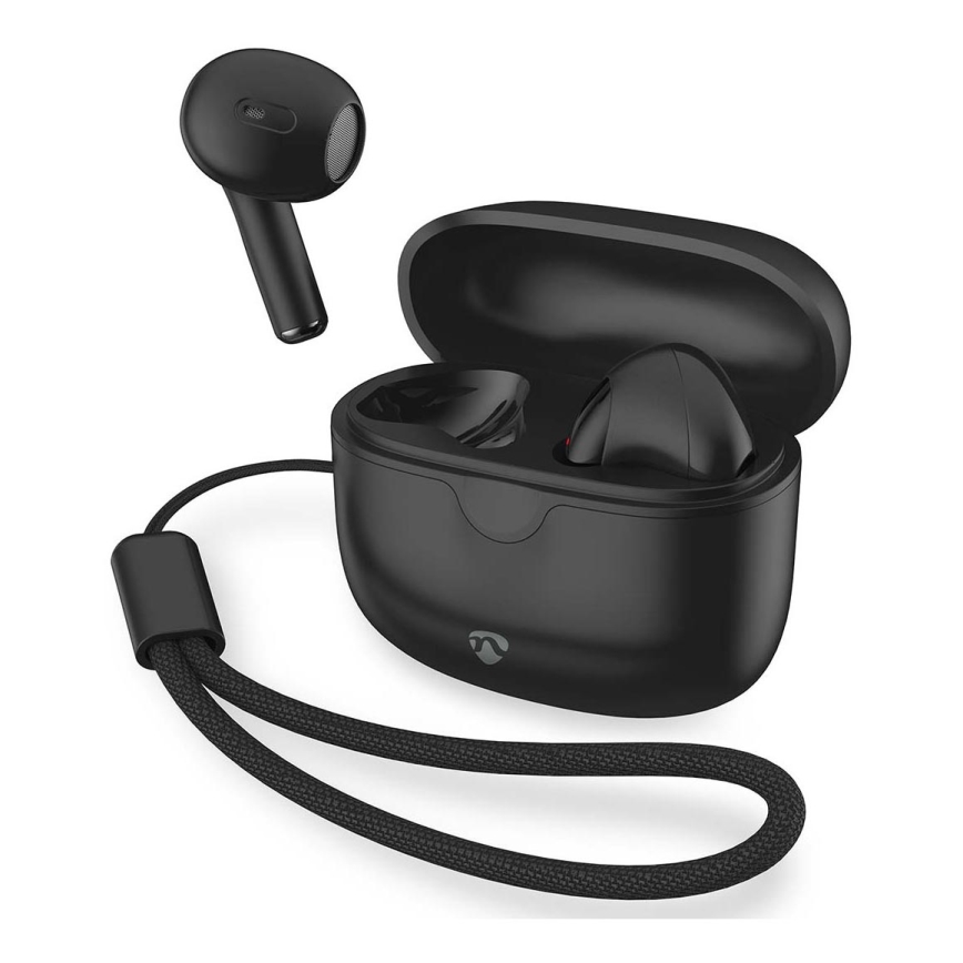 Auriculares sem fios 250 mAh + 2x 30 mAh preto