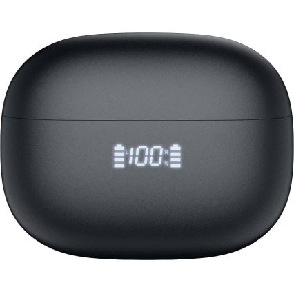 Auriculares sem fios com ANC+ENC 300 mAh + 2x 40 mAh preto