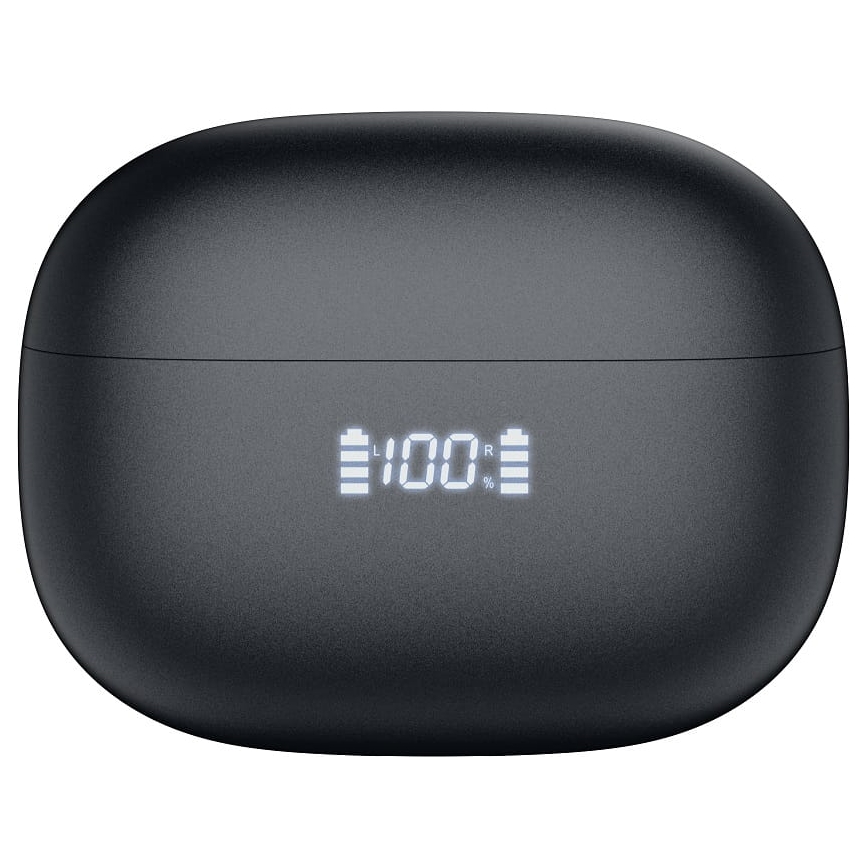 Auriculares sem fios com ANC+ENC 300 mAh + 2x 40 mAh preto