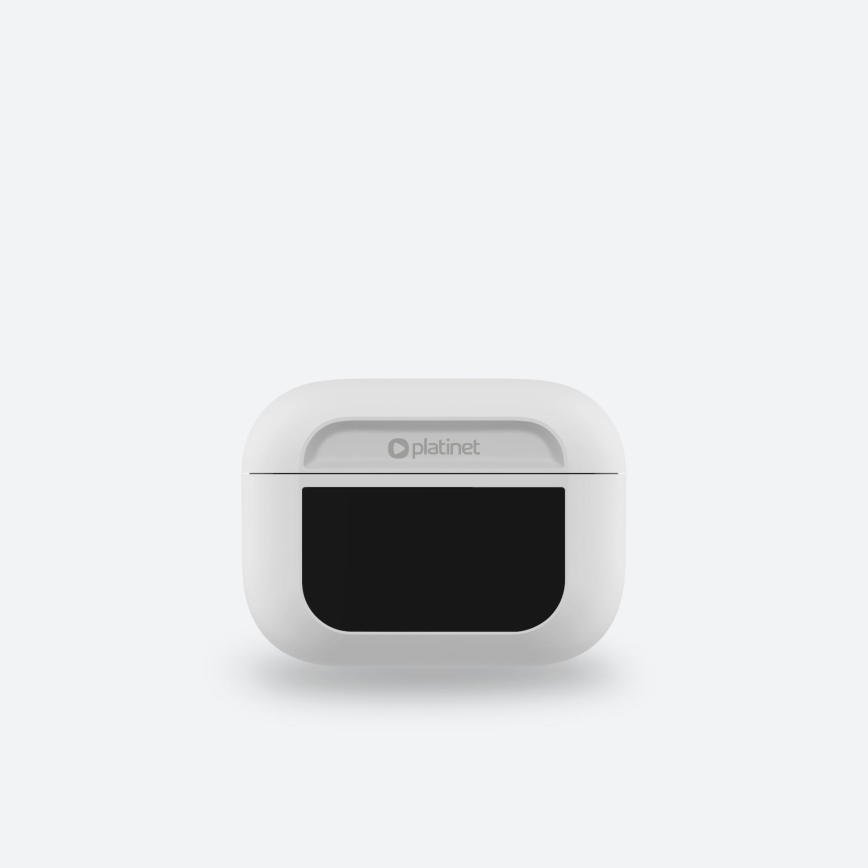 Auriculares sem fios com visor LCD 300 mAh + 2x 30 mAh branco