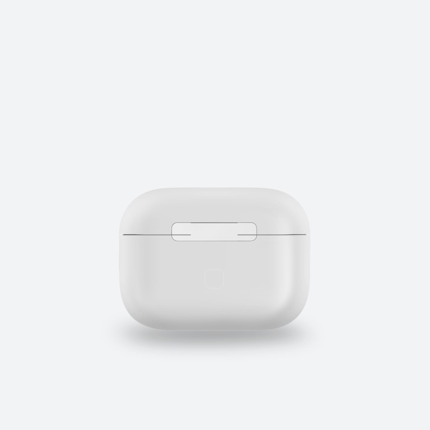 Auriculares sem fios com visor LCD 300 mAh + 2x 30 mAh branco