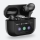 Auriculares sem fios com visor LCD preto