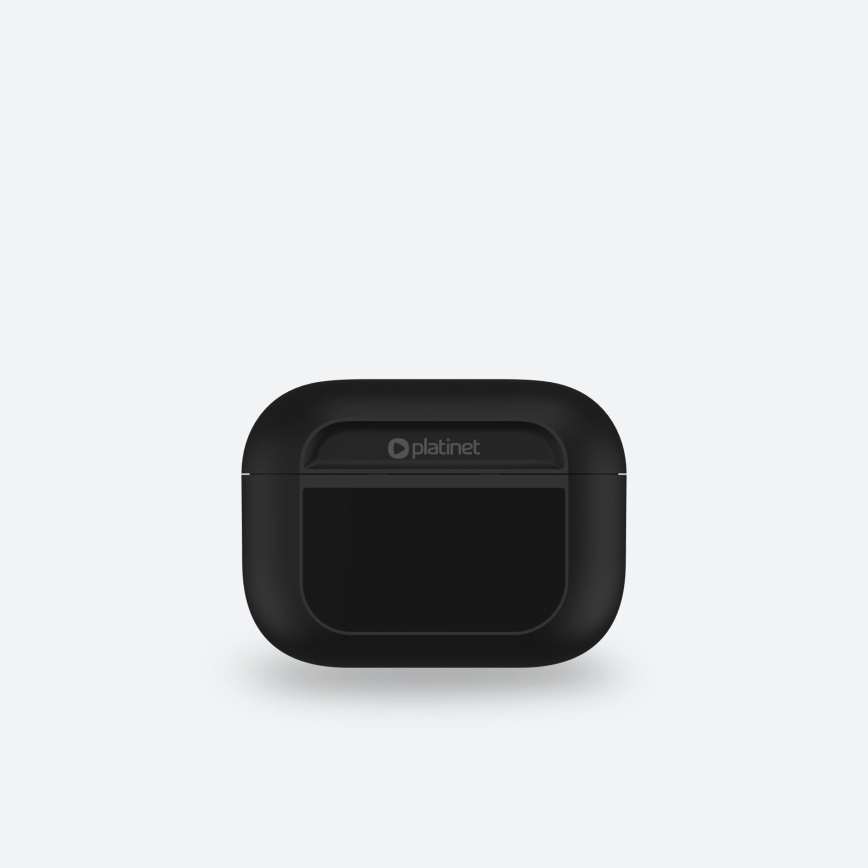 Auriculares sem fios com visor LCD preto