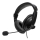 Auscultadores com microfone USB pretos