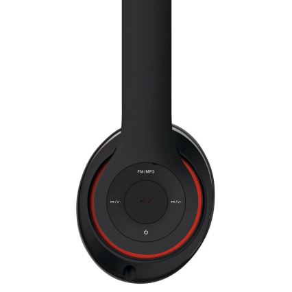 Auscultadores sem fios com Bluetooth pretos
