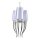 Azzardo AZ0028 - Candelabro suspenso DIABLO 6xE14/11W/230V branco