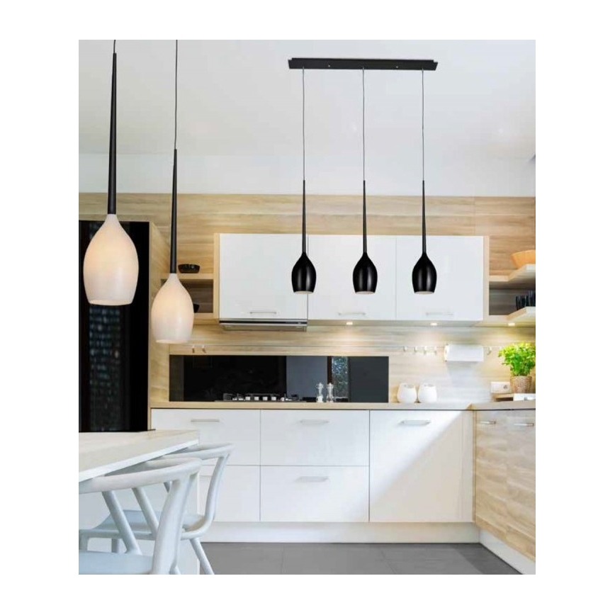 Azzardo AZ0100 - Candelabro num fio IZZA 4xE14/40W/230V