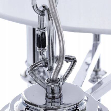 Azzardo AZ0173 - Candelabro suspenso DIABLO 12xE14/11W/230V branco