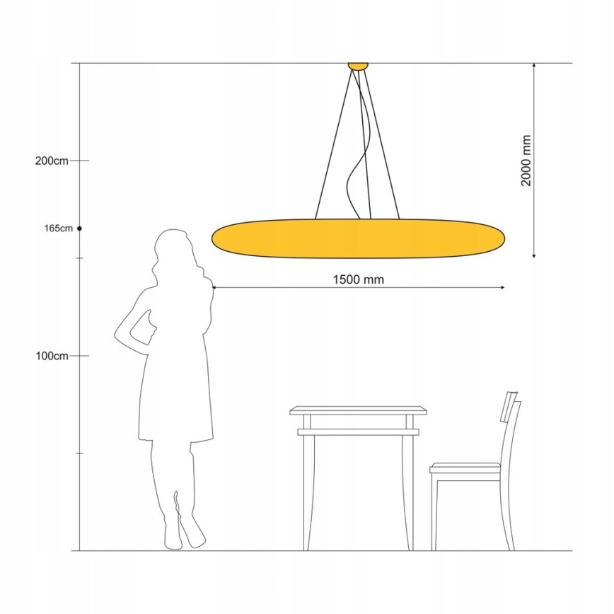 Azzardo AZ0289 - Candelabro suspenso ACRYLIO 6xT5/40W/230V