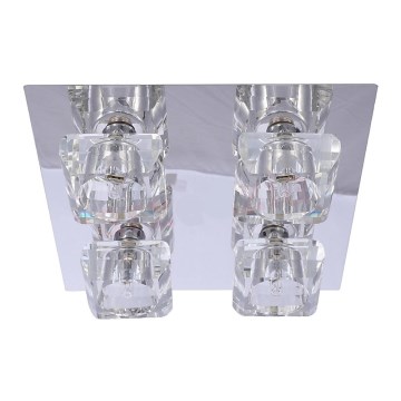 Azzardo AZ0492 - Luz de teto RUBIC 4xG9/40W/230V