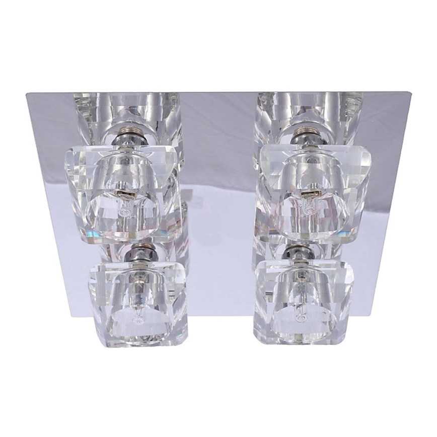 Azzardo AZ0492 - Luz de teto RUBIC 4xG9/40W/230V