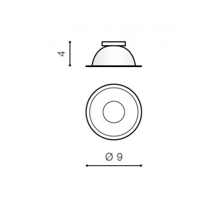 Azzardo AZ0821 - Moldura para luz embutida REMO