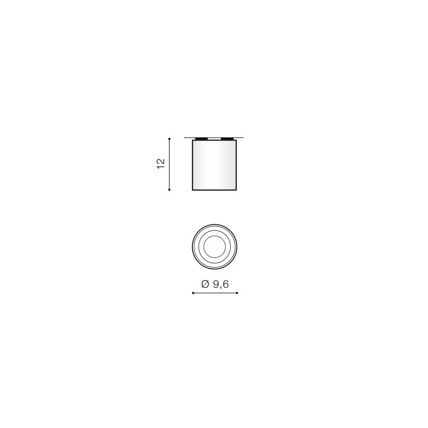 Azzardo AZ0857 - Luz de teto BROSS 1xGU10/50W/230V