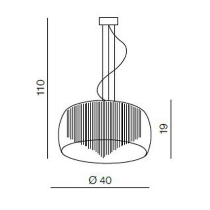 Azzardo AZ0999 - Iluminação de teto REGO 5xG9/40W/230V