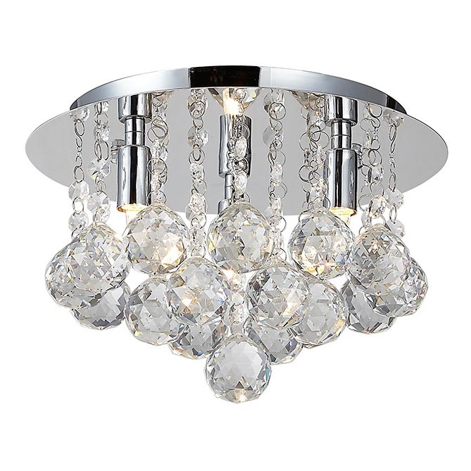 Azzardo AZ1285 - Luz de teto de cristal BOLLA 3xG9/40W/230V