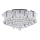 Azzardo AZ1288 - Luz de teto de cristal BOLLA 10xG9/40W/230V