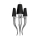 Azzardo AZ1344 - Candelabro suspenso DIABLO 6xE14/11W/230V preto