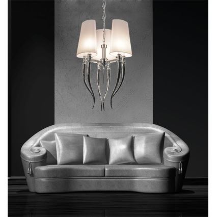 Azzardo AZ1345 - Candelabro suspenso DIABLO 6xE14/11W/230V preto