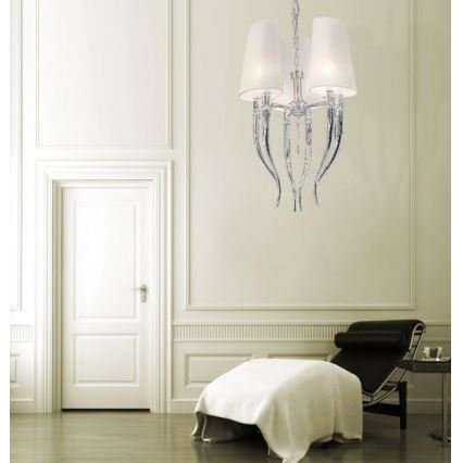 Azzardo AZ1345 - Candelabro suspenso DIABLO 6xE14/11W/230V preto