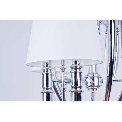 Azzardo AZ1389 – Candelabro DIABLO 12×E14/11W/230V Branco