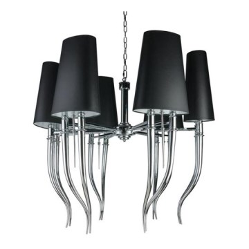 Azzardo AZ1390 - Candelabro suspenso DIABLO 12xE14/11W/230V preto