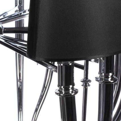 Azzardo AZ1390 - Candelabro suspenso DIABLO 12xE14/11W/230V preto