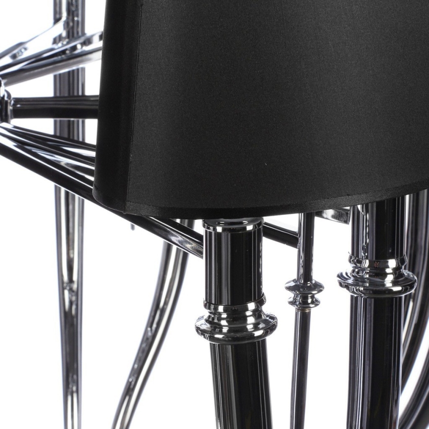 Azzardo AZ1390 - Candelabro suspenso DIABLO 12xE14/11W/230V preto