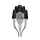 Azzardo AZ1417 - Candelabro suspenso DIABLO 12xE14/11W/230V preto