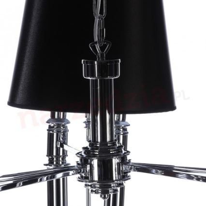 Azzardo AZ1417 - Candelabro suspenso DIABLO 12xE14/11W/230V preto