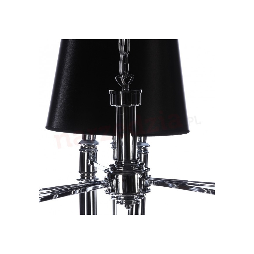 Azzardo AZ1417 - Candelabro suspenso DIABLO 12xE14/11W/230V preto