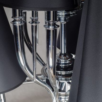 Azzardo AZ1417 - Candelabro suspenso DIABLO 12xE14/11W/230V preto
