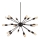 Azzardo AZ1657 - Candelabro pendente ORBIT 18xE27/60W/230V