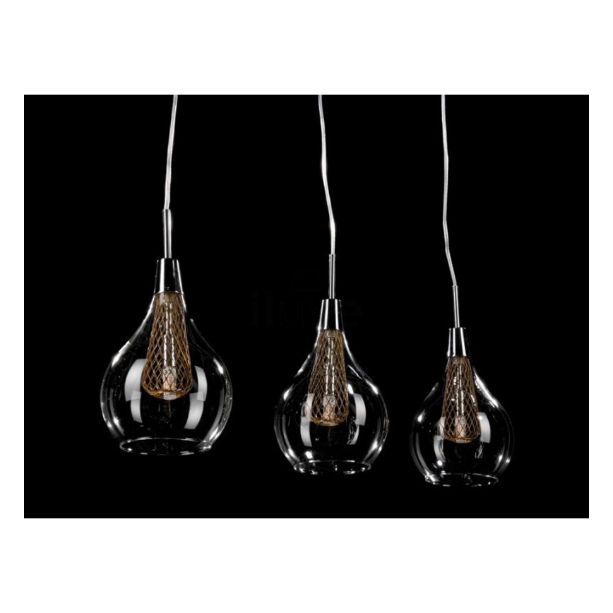 Azzardo AZ1689 - Candelabro num fio ELEKTRA 3xG9/40W/230V