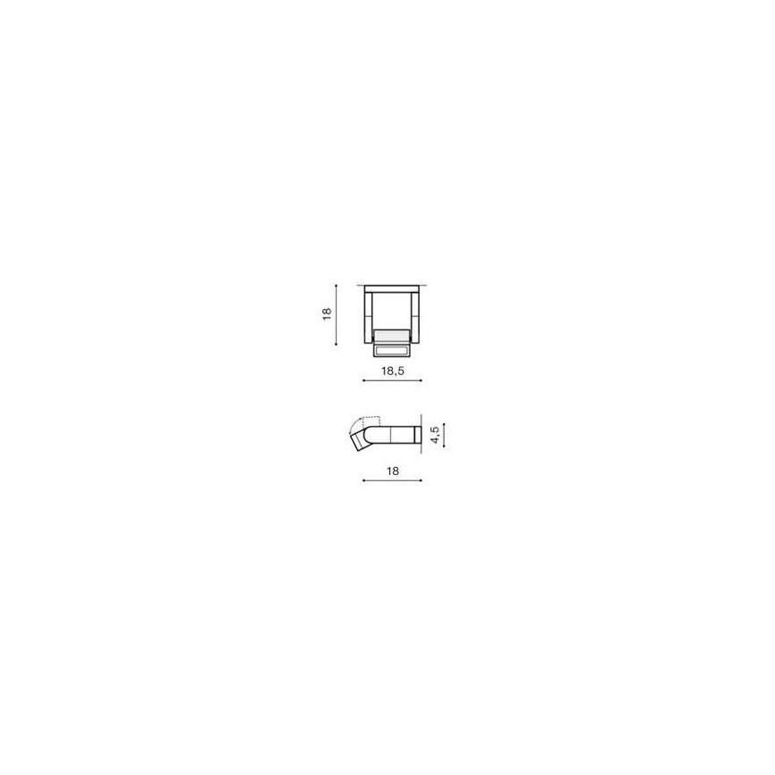 Azzardo AZ2132 - Luz de parede LED de exterior FRAME LED/8W/230V IP54