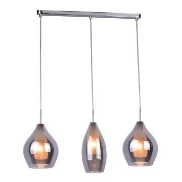 Azzardo AZ2149 - Candelabro num fio AMBER MILANO 3xG9/40W/230V