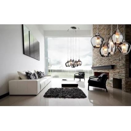 Azzardo AZ2149 - Candelabro num fio AMBER MILANO 3xG9/40W/230V