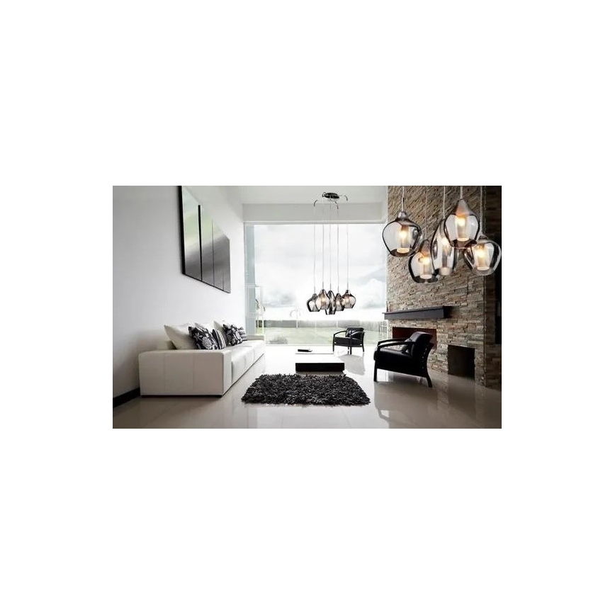 Azzardo AZ2149 - Candelabro num fio AMBER MILANO 3xG9/40W/230V