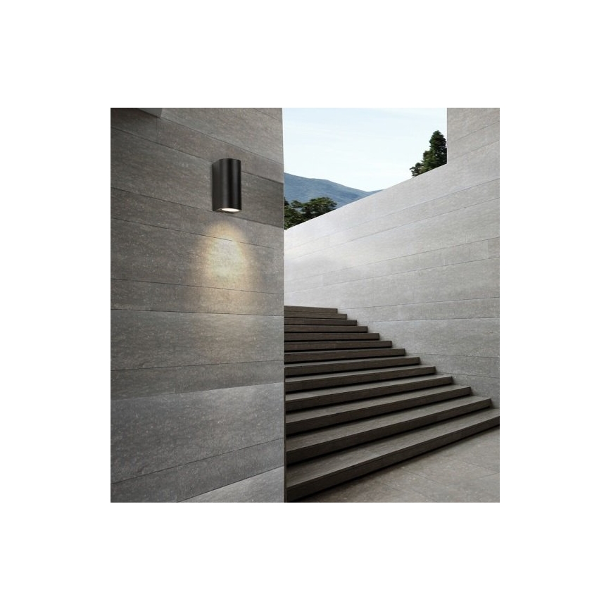 Azzardo AZ2176 - Luz de parede de exterior RIMINI 1xGU10/35W/230V IP54