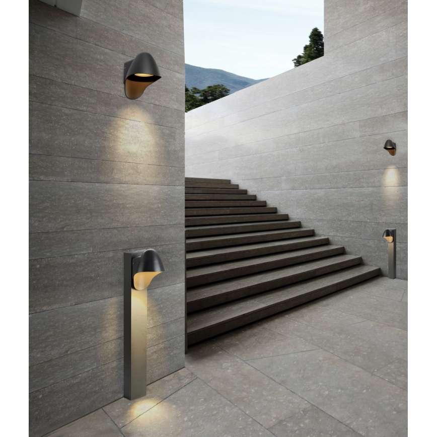 Azzardo AZ2184 - Luz de parede de exterior MATERA 1xGU10/35W/230V IP54