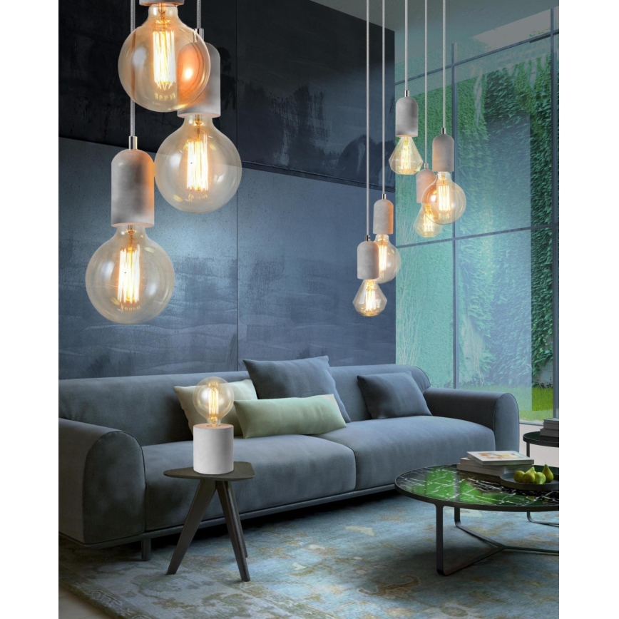 Azzardo AZ2372 - Lâmpada de mesa VOLTA 1xE27/40W/230V