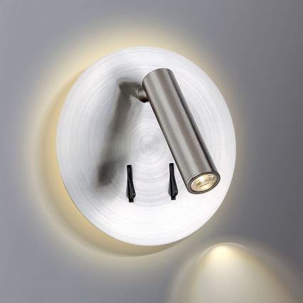 Azzardo AZ2424 - Foco de parede LED FARO LED/6W+LED/3W/230V