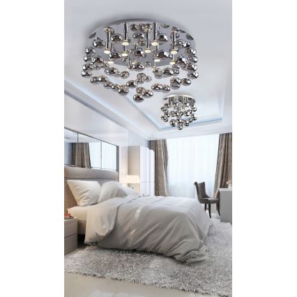 Azzardo AZ2541 - Luz de teto LUVIA 6xGU10/40W/230V