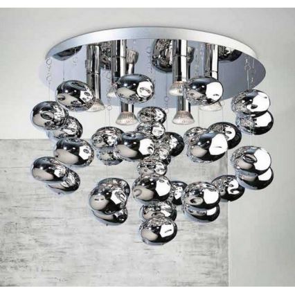 Azzardo AZ2541 - Luz de teto LUVIA 6xGU10/40W/230V