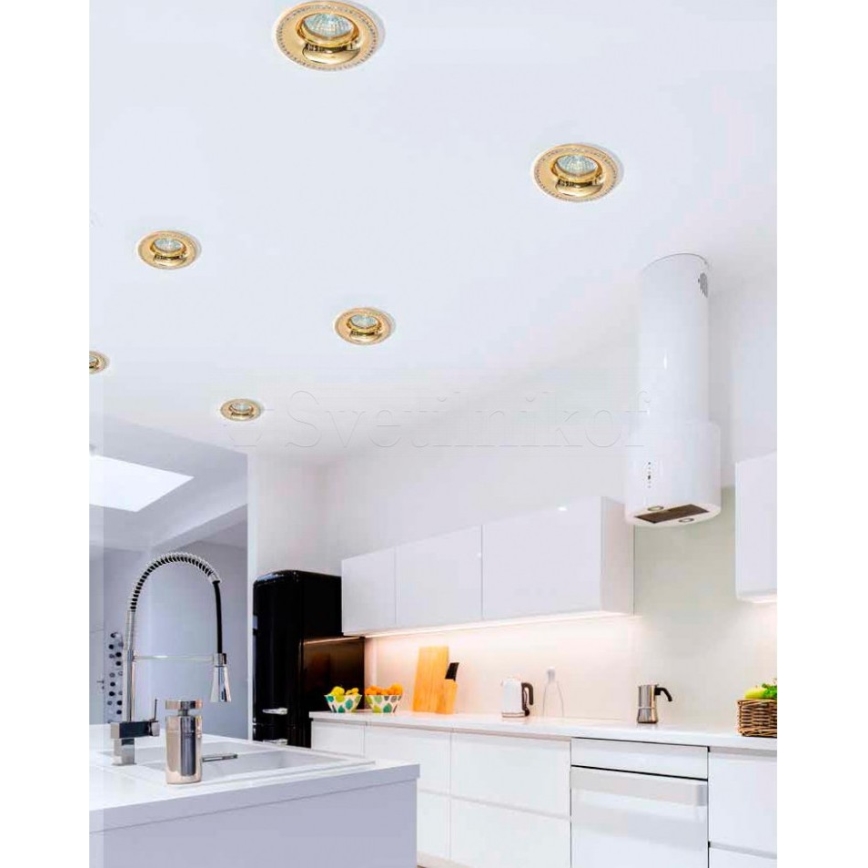 Azzardo AZ2740 - Luz embutida ADAMO DIAMOND 1xGU10/50W/230V