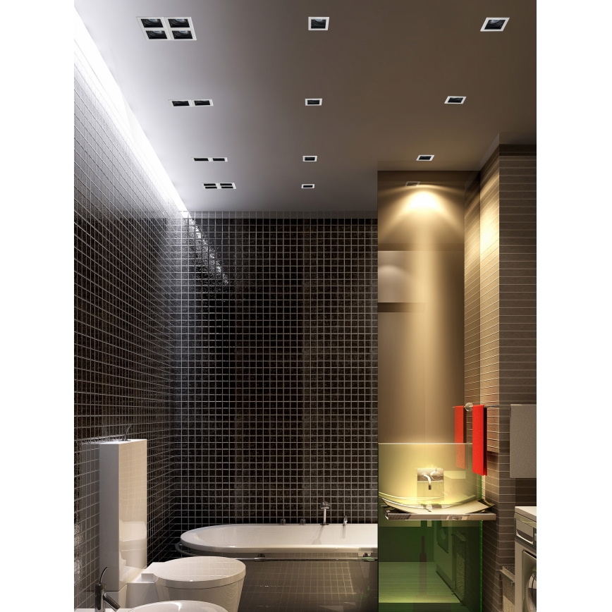 Azzardo AZ2802 - Luz embutida MINORKA 1xGU10/50W/230V