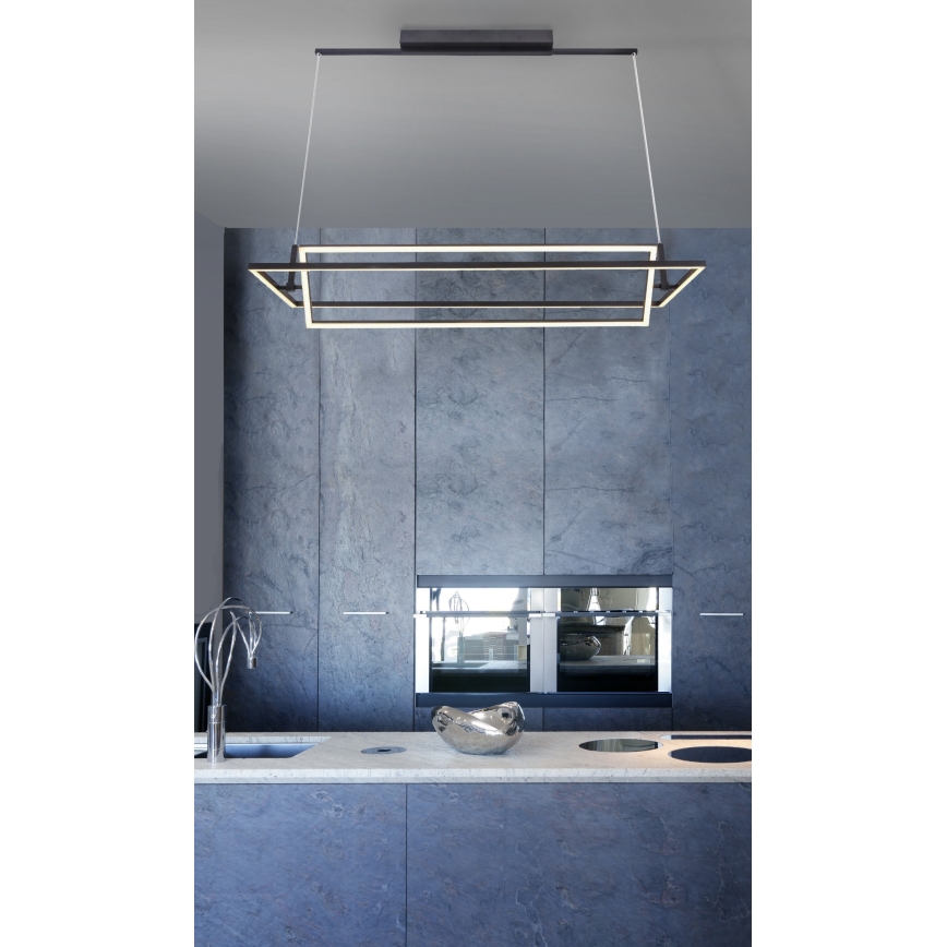 Azzardo AZ2849 - Candelabro num fio fosco LED VIENA 2xLED/70W/230V